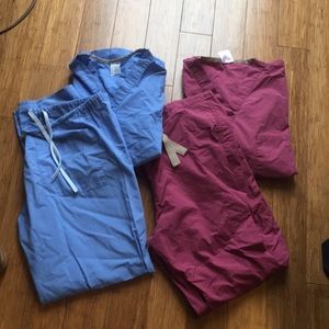 2 sets of scrubs